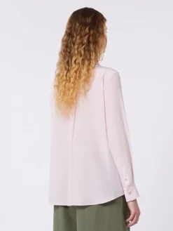 Silk crepe de chine shirt - PINK
