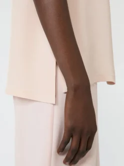 Silk crepe de chine top - PINK