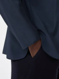 Silk crêpe de Chine blouse - ULTRAMARINE