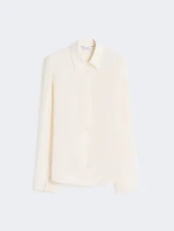 Silk crêpe de Chine shirt - IVORY