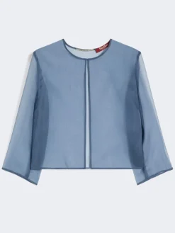 Silk organza cropped jacket - AVIO