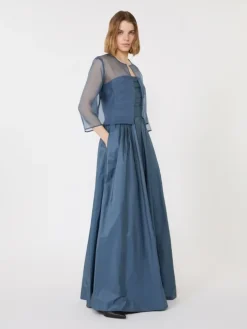 Silk organza cropped jacket - AVIO