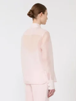 Silk organza shirt - PINK