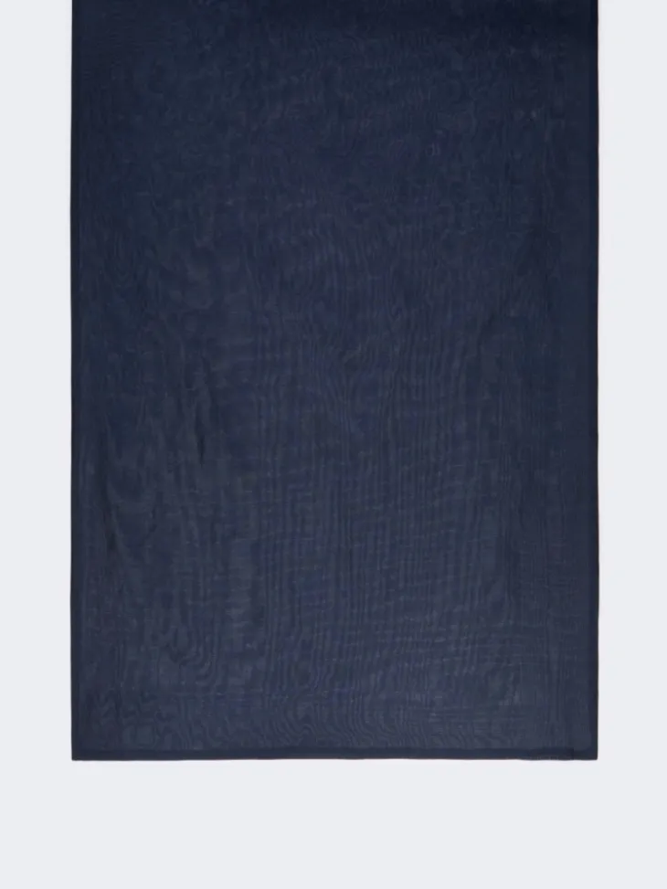 Silk-blend shawl - ULTRAMARINE