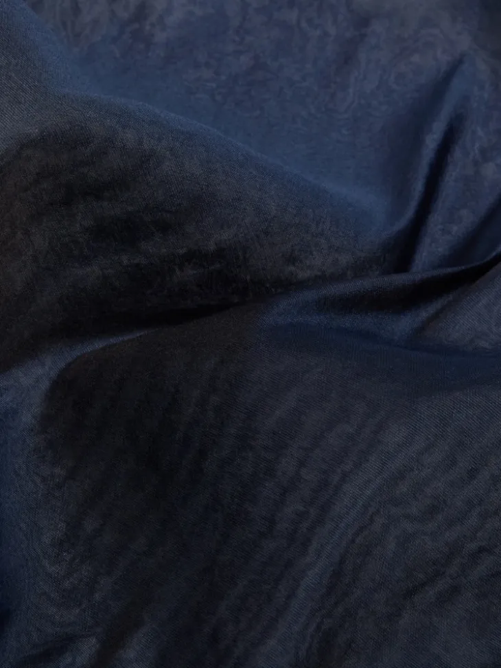 Silk-blend shawl - ULTRAMARINE