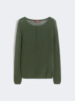 Slim-fit cotton-blend sweater - KAKI
