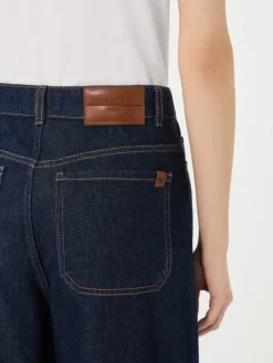 Soft cotton denim jeans - NAVY