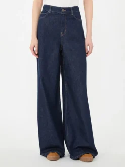 Soft cotton denim jeans - NAVY