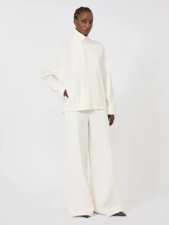 Soft scuba jersey jacket - IVORY