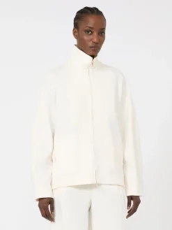 Soft scuba jersey jacket - IVORY