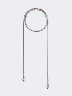 Sphere-detail metal necklace - PALLADIUM
