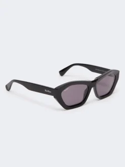 Square bold sunglasses - BLACK