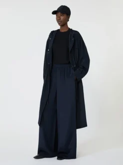 Stockinette-stitched cashmere and silk sweater - ULTRAMARINE