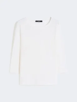 Stretch cotton T-shirt - WHITE