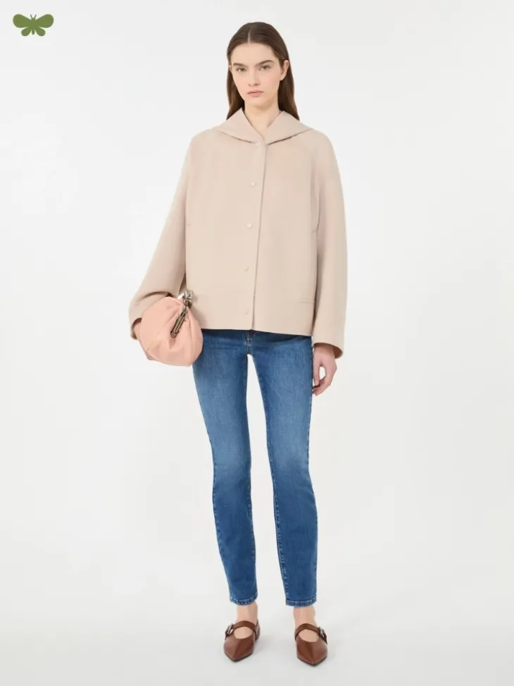 Stretch denim skinny jeans - NAVY