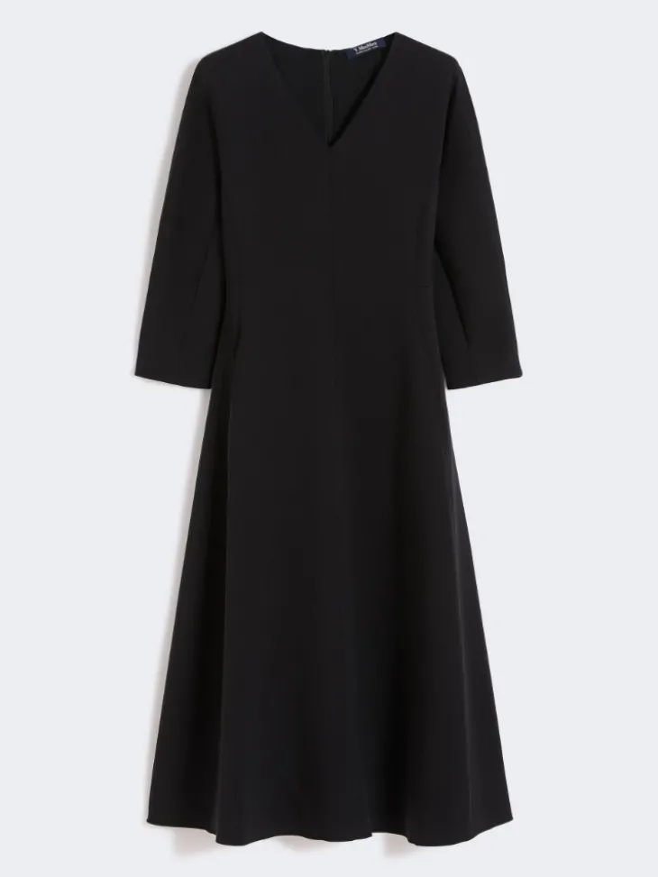 Stretch jersey dress - BLACK