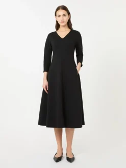 Stretch jersey dress - BLACK