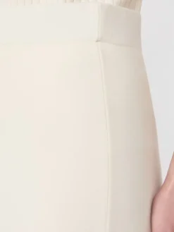 Stretch viscose pencil skirt - WHITE