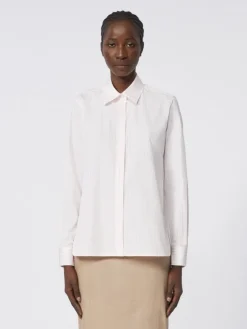 Striped poplin shirt - PINK