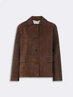 Suede jacket - BROWN