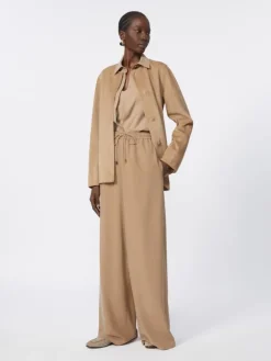 Suede jacket - HAZELNUT BROWN