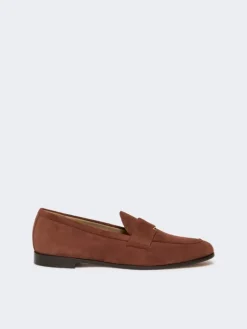 Suede moccasins - BROWN