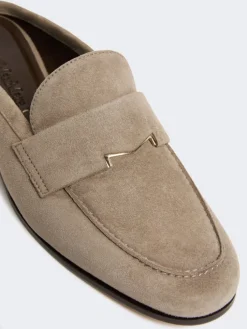 Suede mules - MUD