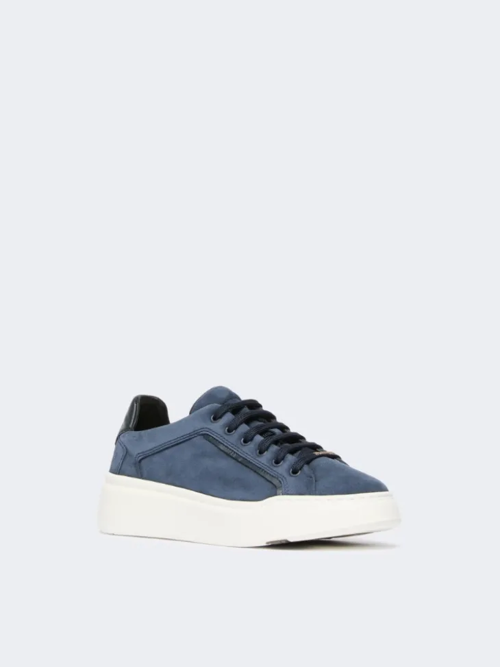 Suede sneakers - ULTRAMARINE