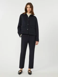 Technical jersey jacket - NAVY