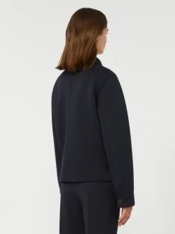 Technical jersey jacket - NAVY