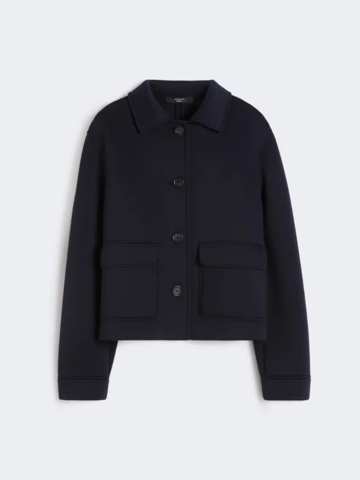 Technical jersey jacket - NAVY