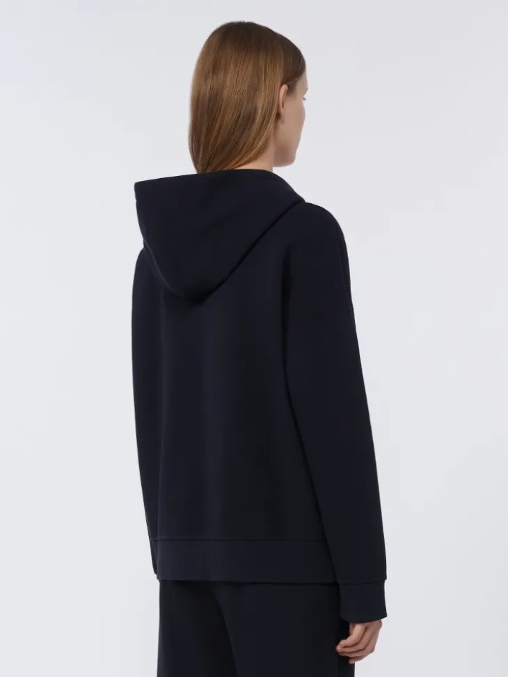 Technical jersey zip-up sweatshirt - ULTRAMARINE