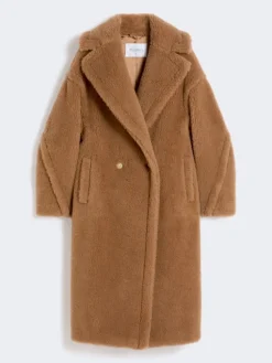 Teddy Bear Icon Coat - CAMEL