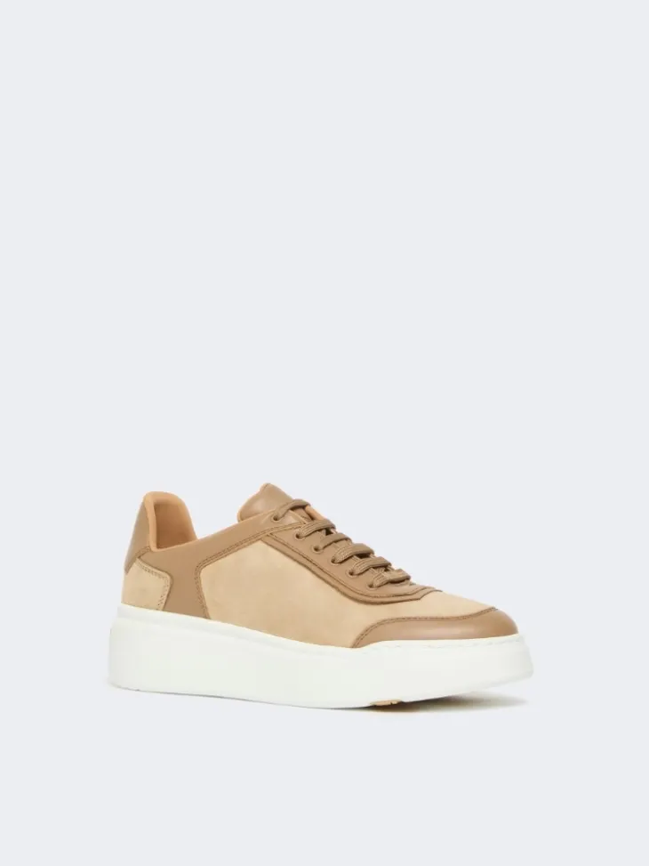 Urban suede sneakers - CAMEL