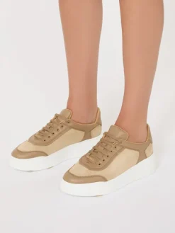 Urban suede sneakers - CAMEL