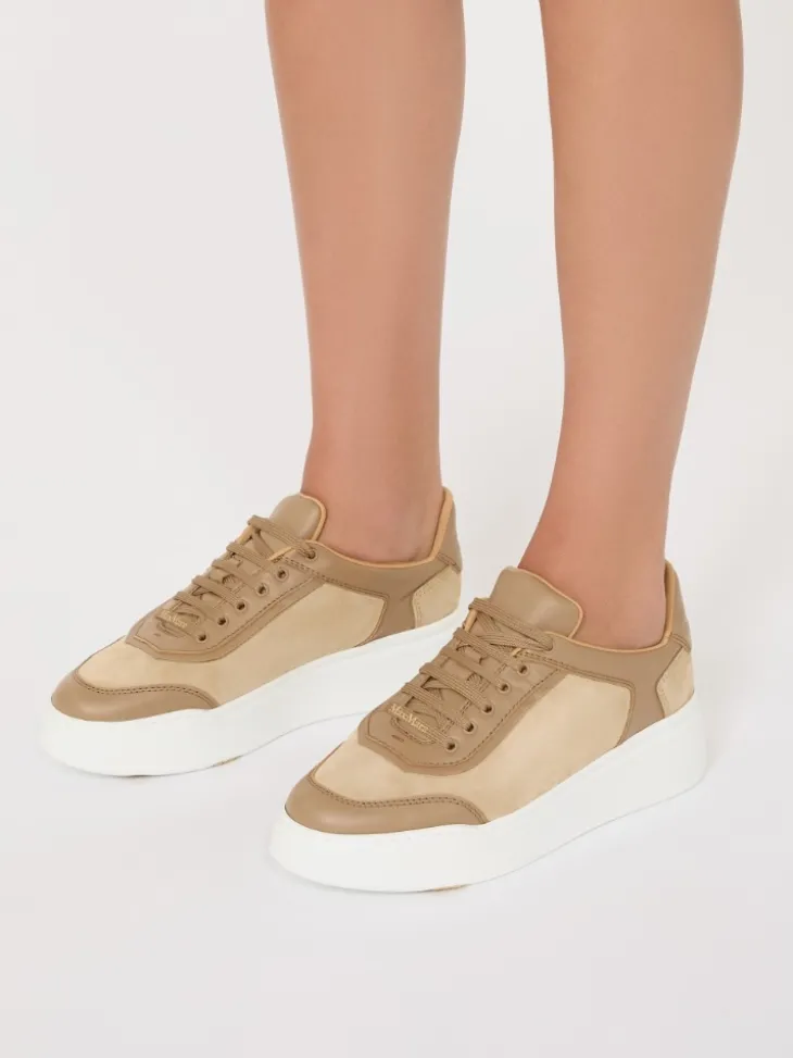 Urban suede sneakers - CAMEL