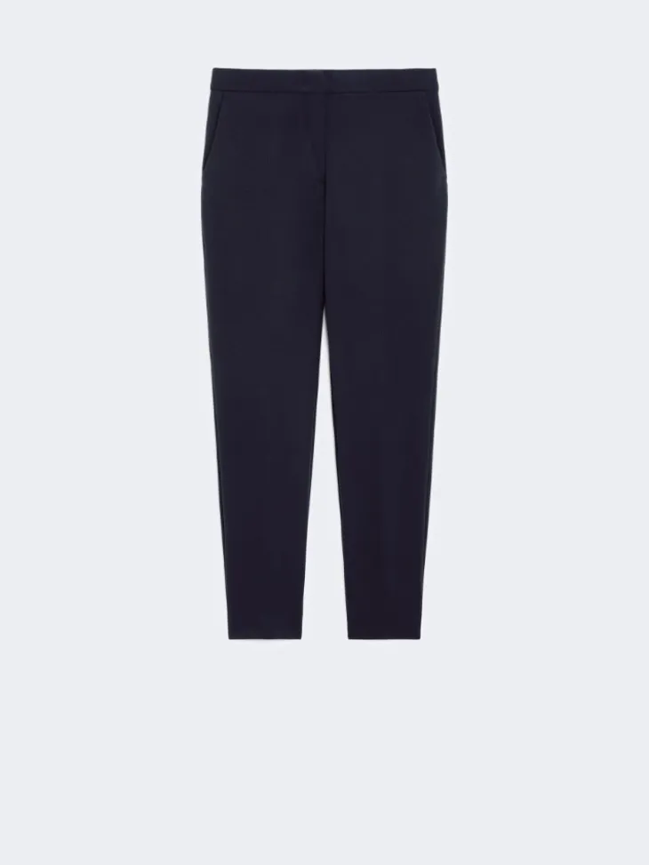 Viscose jersey trousers - ULTRAMARINE