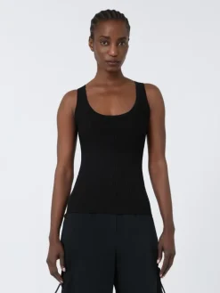 Viscose-blend yarn top - BLACK