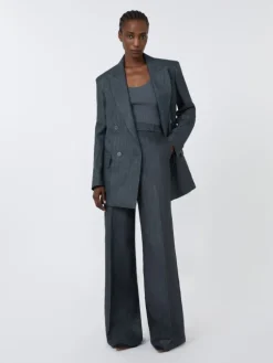 Viscose-blend yarn top - DARK GREY