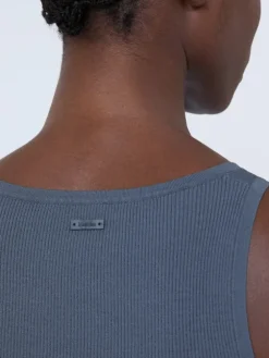 Viscose-blend yarn top - DARK GREY