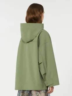 Water-repellent fabric windbreaker - OLIVE GREEN
