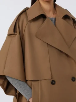 Water-repellent gabardine cloak - COLONIAL