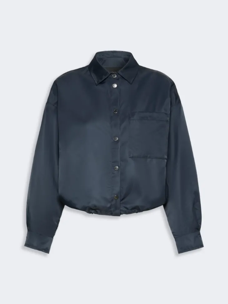 Water-repellent twill jacket - NAVY
