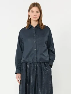 Water-repellent twill jacket - NAVY