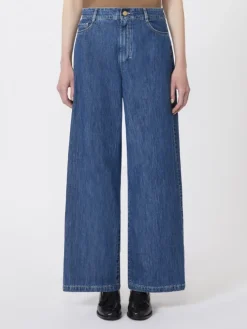 Wide-leg denim jeans - MIDNIGHTBLUE