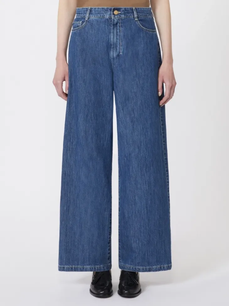 Wide-leg denim jeans - MIDNIGHTBLUE