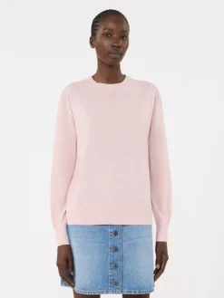 Wool and cashmere basic sweater - PINK