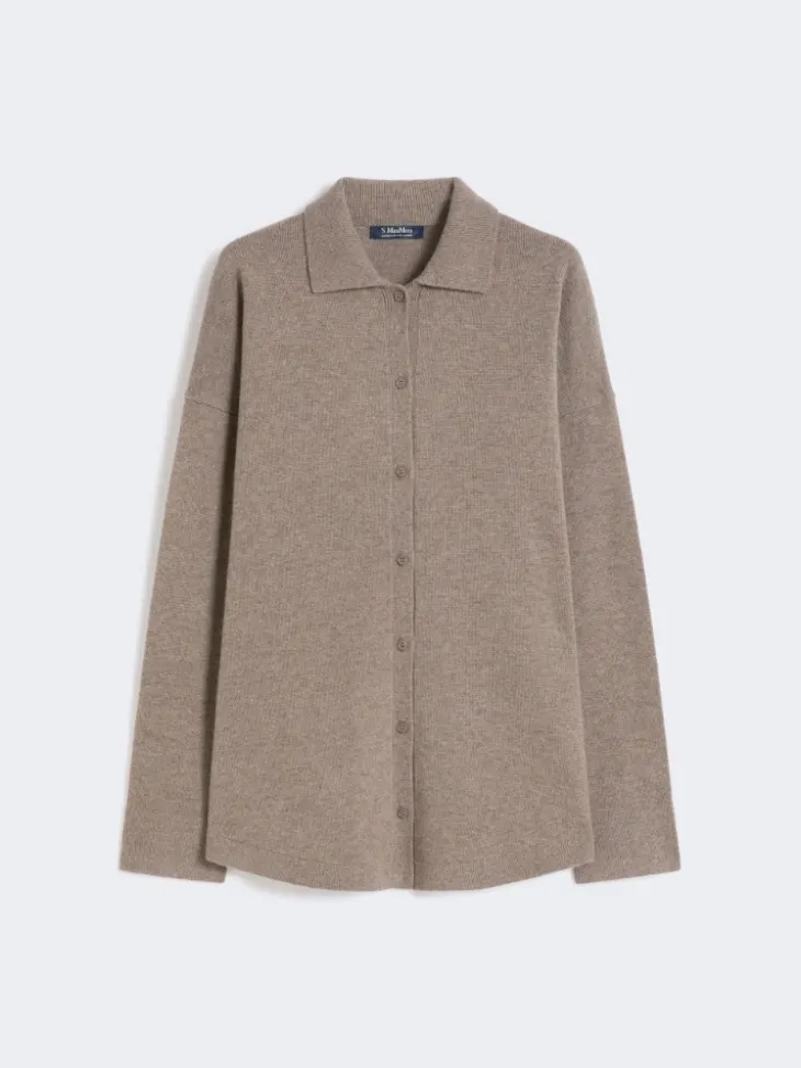 Wool and cashmere cardigan - TURTLEDOVE