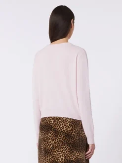 Wool and cashmere cardigan - PINK