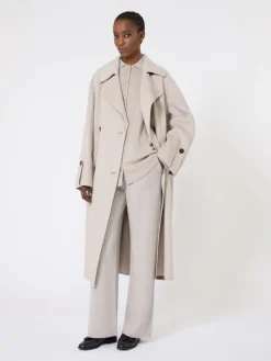 Wool and cashmere cardigan - BEIGE